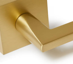 Satin Brass door handles lock
Contemporary door lever for bathroom door.
Interior door privacy door lock magneitc door latch