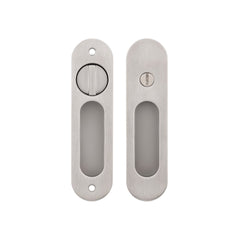 Zuperior satin nickel sliding door lock. Easy to install prefect for minimalist design. Suitable for bedroom, bathroom and other modern designs. made of 304 stainless steel.