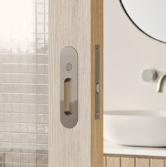 Zuperior privacy pocket sliding door lock. Invisible design door furniture hardware. anti-corrosion, dust-proof and oil-proof.