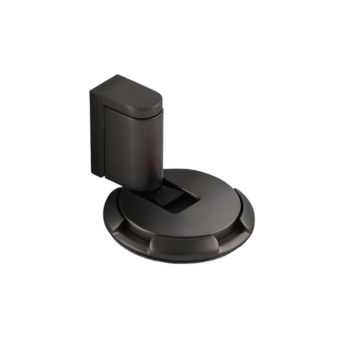 Matte black windproof door stops. Perfect for modern living rooms design, bedrooms style, simpe bathrooms design, and kitchens, our door stopper protects your walls and doors