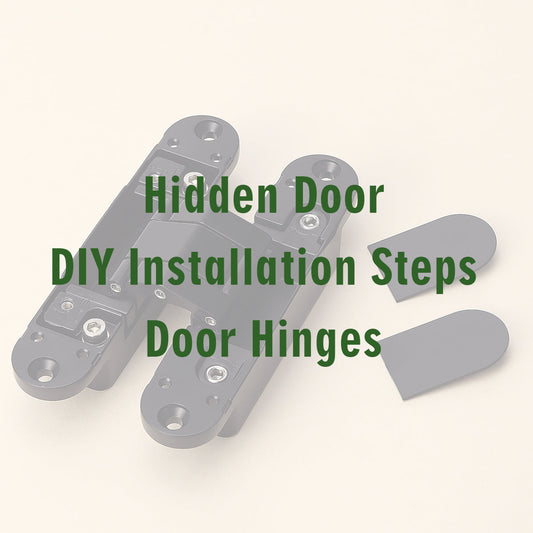 DIY installation: Concealed Door Hinges for Invisible Doors/ Murphy Doors/ Bookcase Doors