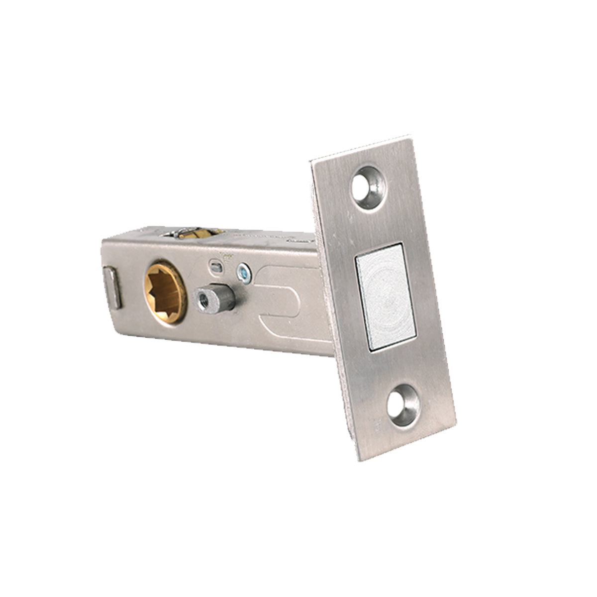 A Stainless Steel Color Magnetic Door Latch for interior doors
