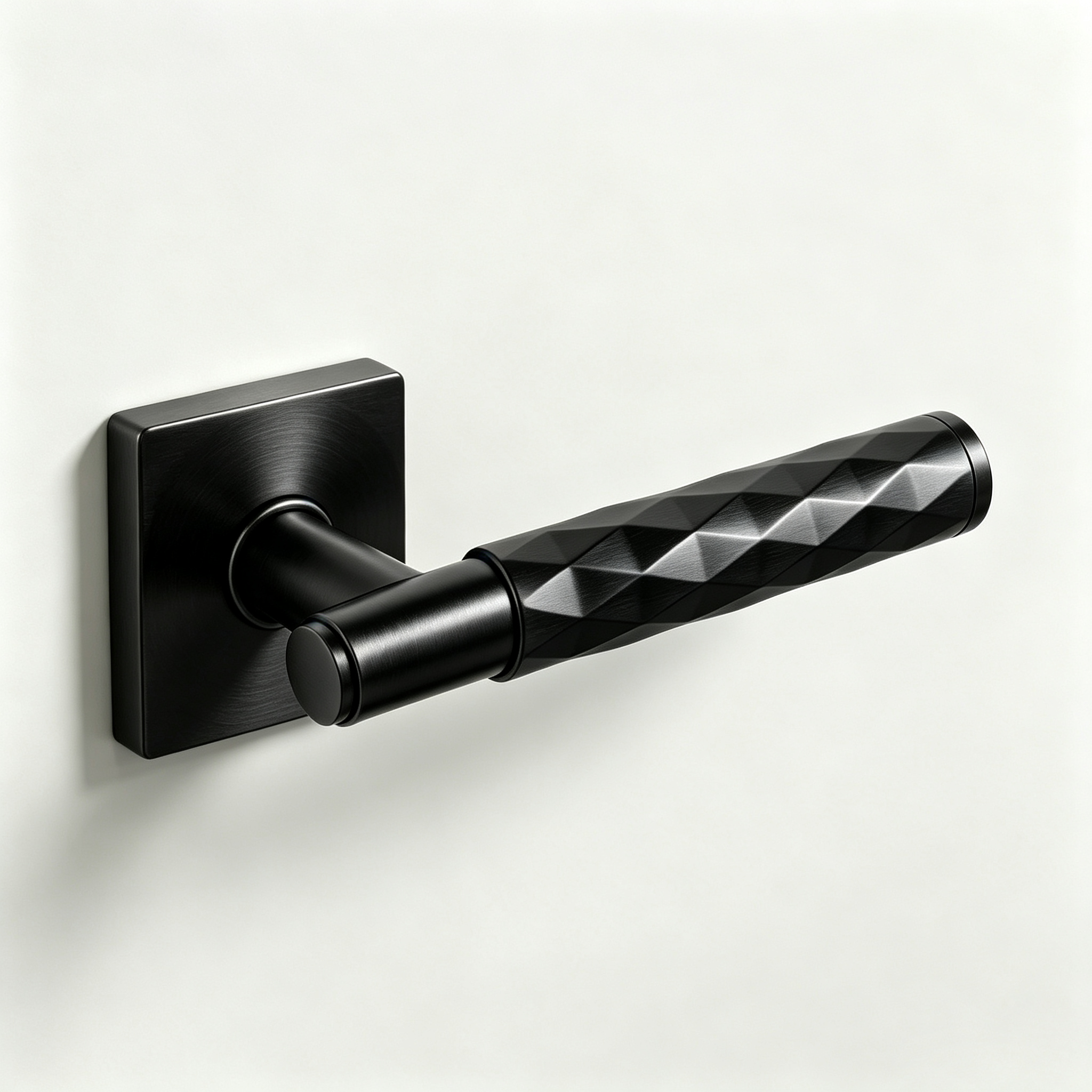 Prism Door Handles - Matte Black