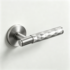Satin Nickel Magnetic Door Handle Passage, Privacy, Dummy Zuperior Door Lever Lock Magnetic Door Latch