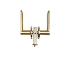Lewon Passage Door Handles - Satin Brass